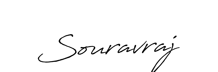 Make a beautiful signature design for name Souravraj. With this signature (Antro_Vectra_Bolder) style, you can create a handwritten signature for free. Souravraj signature style 7 images and pictures png