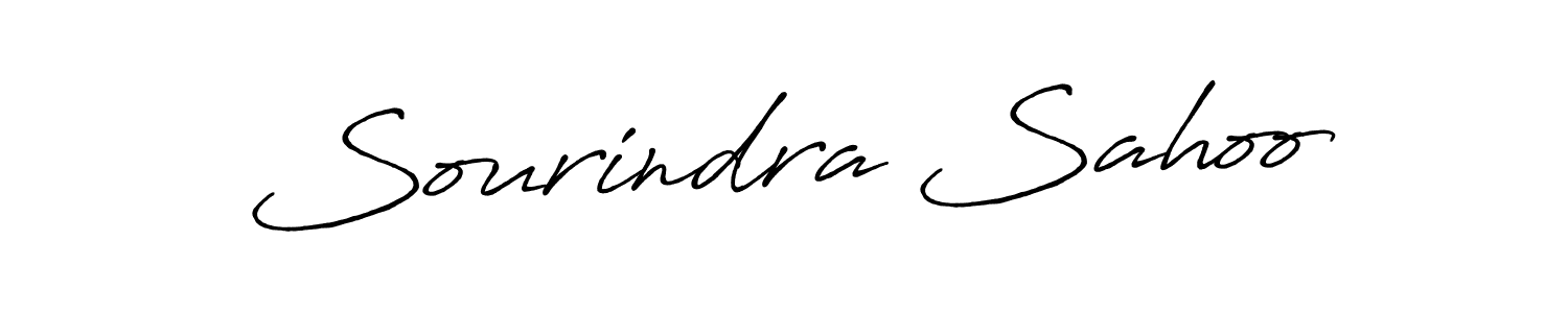 Make a beautiful signature design for name Sourindra Sahoo. With this signature (Antro_Vectra_Bolder) style, you can create a handwritten signature for free. Sourindra Sahoo signature style 7 images and pictures png