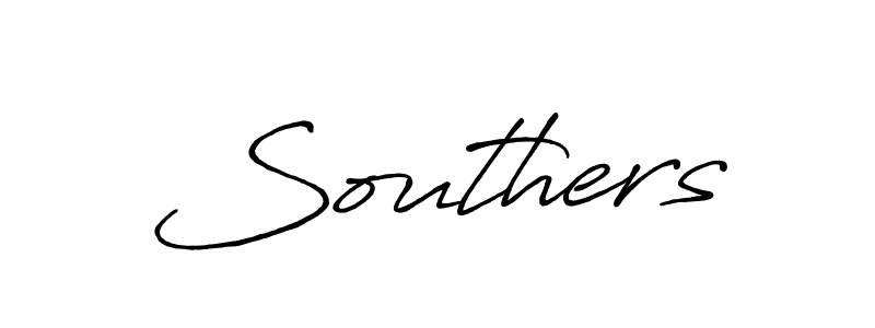 The best way (Antro_Vectra_Bolder) to make a short signature is to pick only two or three words in your name. The name Southers include a total of six letters. For converting this name. Southers signature style 7 images and pictures png