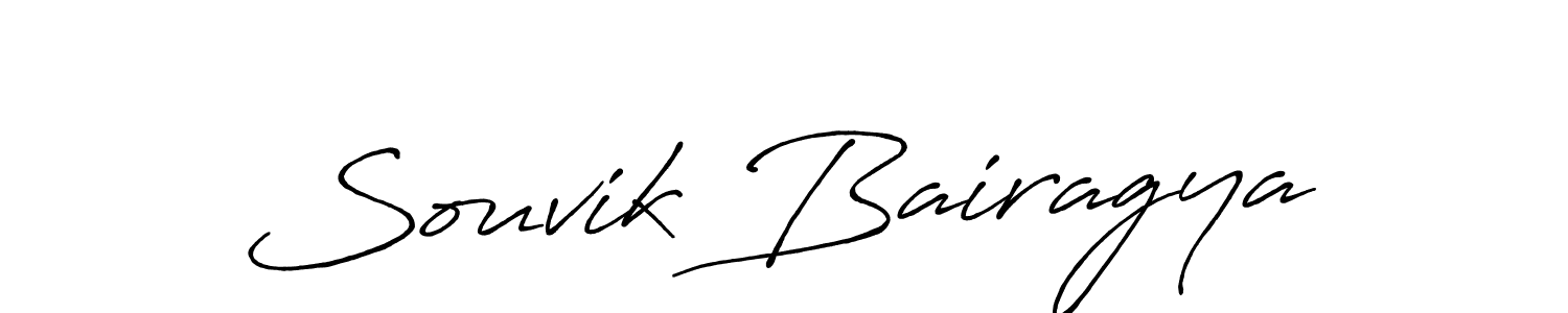 Also we have Souvik Bairagya name is the best signature style. Create professional handwritten signature collection using Antro_Vectra_Bolder autograph style. Souvik Bairagya signature style 7 images and pictures png