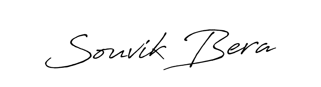Create a beautiful signature design for name Souvik Bera. With this signature (Antro_Vectra_Bolder) fonts, you can make a handwritten signature for free. Souvik Bera signature style 7 images and pictures png