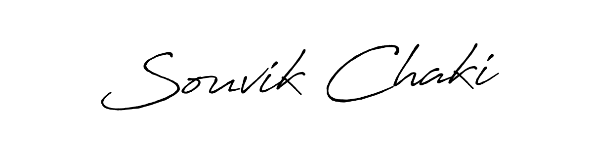 How to make Souvik Chaki name signature. Use Antro_Vectra_Bolder style for creating short signs online. This is the latest handwritten sign. Souvik Chaki signature style 7 images and pictures png