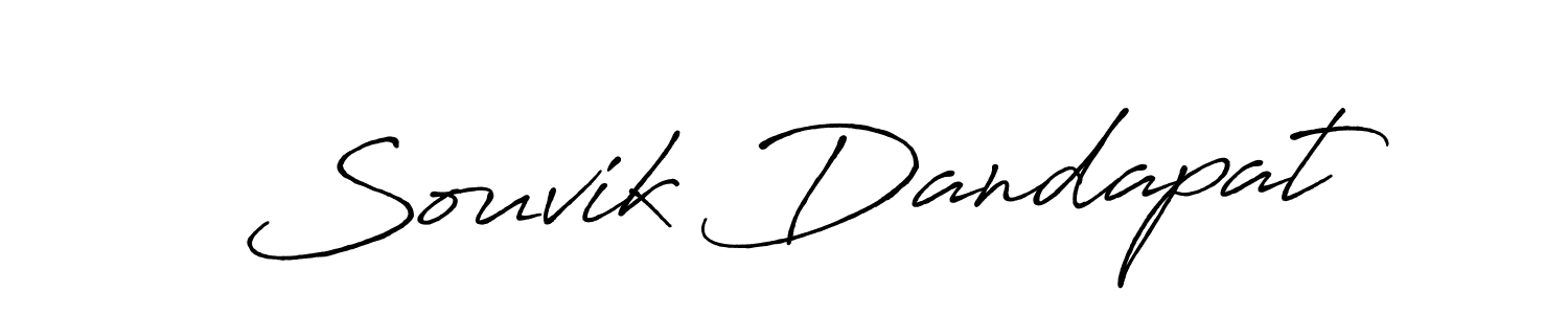 Make a beautiful signature design for name Souvik Dandapat. With this signature (Antro_Vectra_Bolder) style, you can create a handwritten signature for free. Souvik Dandapat signature style 7 images and pictures png