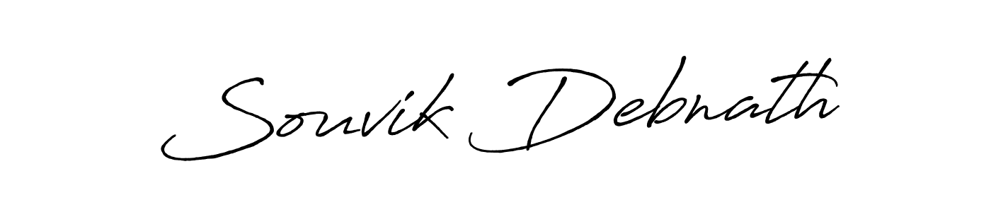 It looks lik you need a new signature style for name Souvik Debnath. Design unique handwritten (Antro_Vectra_Bolder) signature with our free signature maker in just a few clicks. Souvik Debnath signature style 7 images and pictures png