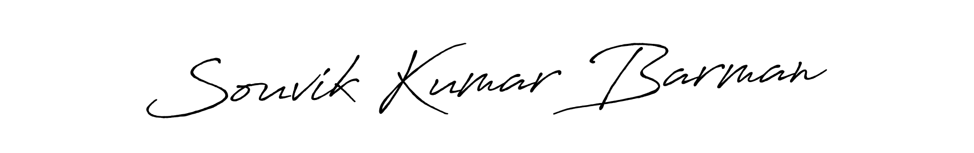 How to make Souvik Kumar Barman name signature. Use Antro_Vectra_Bolder style for creating short signs online. This is the latest handwritten sign. Souvik Kumar Barman signature style 7 images and pictures png