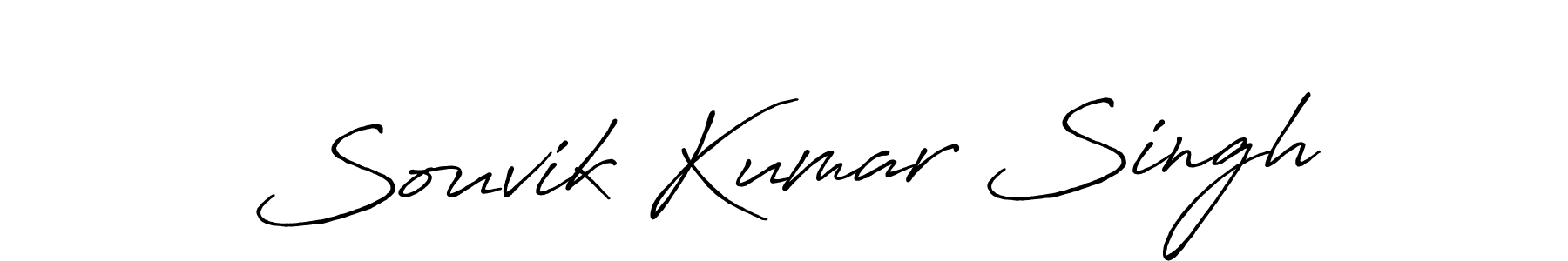 Antro_Vectra_Bolder is a professional signature style that is perfect for those who want to add a touch of class to their signature. It is also a great choice for those who want to make their signature more unique. Get Souvik Kumar Singh name to fancy signature for free. Souvik Kumar Singh signature style 7 images and pictures png