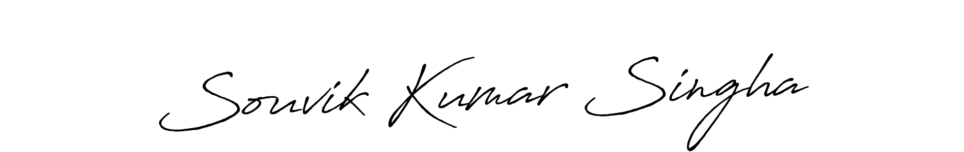 Also we have Souvik Kumar Singha name is the best signature style. Create professional handwritten signature collection using Antro_Vectra_Bolder autograph style. Souvik Kumar Singha signature style 7 images and pictures png