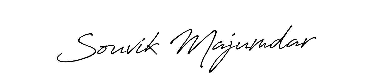 Design your own signature with our free online signature maker. With this signature software, you can create a handwritten (Antro_Vectra_Bolder) signature for name Souvik Majumdar. Souvik Majumdar signature style 7 images and pictures png