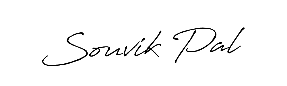 Make a beautiful signature design for name Souvik Pal. With this signature (Antro_Vectra_Bolder) style, you can create a handwritten signature for free. Souvik Pal signature style 7 images and pictures png