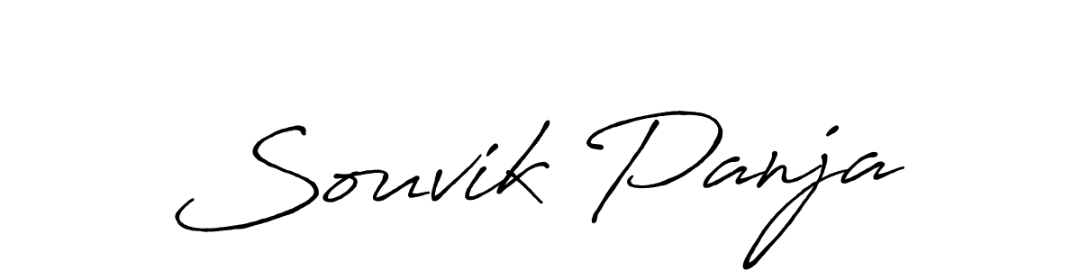 The best way (Antro_Vectra_Bolder) to make a short signature is to pick only two or three words in your name. The name Souvik Panja include a total of six letters. For converting this name. Souvik Panja signature style 7 images and pictures png