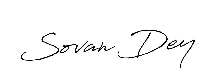 It looks lik you need a new signature style for name Sovan Dey. Design unique handwritten (Antro_Vectra_Bolder) signature with our free signature maker in just a few clicks. Sovan Dey signature style 7 images and pictures png