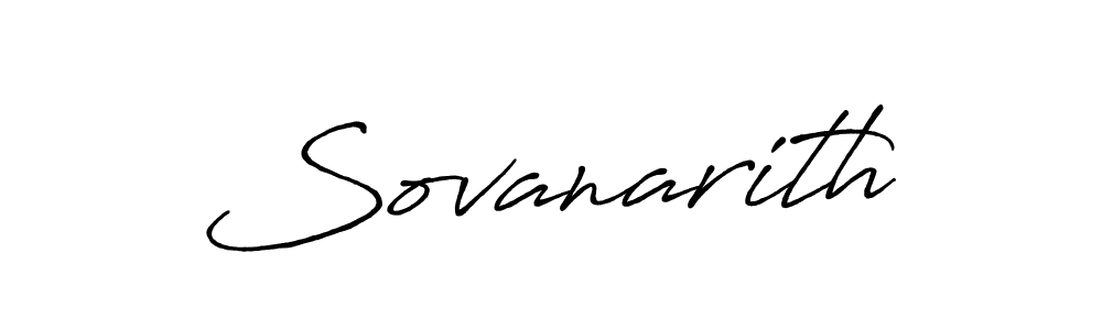 Create a beautiful signature design for name Sovanarith. With this signature (Antro_Vectra_Bolder) fonts, you can make a handwritten signature for free. Sovanarith signature style 7 images and pictures png