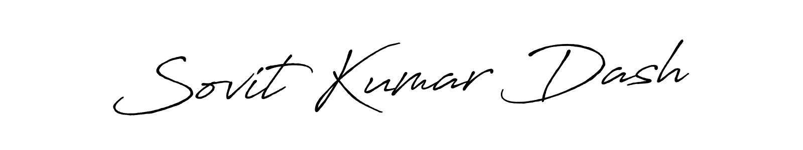 Make a beautiful signature design for name Sovit Kumar Dash. With this signature (Antro_Vectra_Bolder) style, you can create a handwritten signature for free. Sovit Kumar Dash signature style 7 images and pictures png