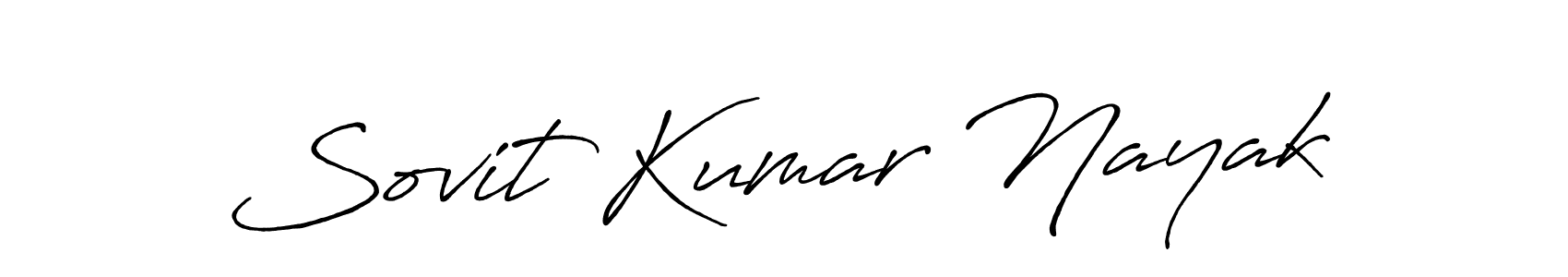 How to make Sovit Kumar Nayak name signature. Use Antro_Vectra_Bolder style for creating short signs online. This is the latest handwritten sign. Sovit Kumar Nayak signature style 7 images and pictures png