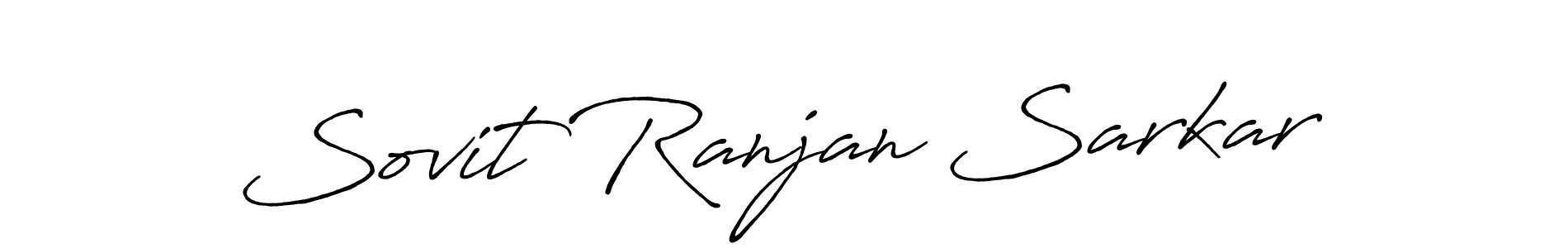 Make a beautiful signature design for name Sovit Ranjan Sarkar. With this signature (Antro_Vectra_Bolder) style, you can create a handwritten signature for free. Sovit Ranjan Sarkar signature style 7 images and pictures png