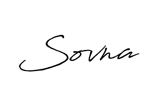 How to make Sovna name signature. Use Antro_Vectra_Bolder style for creating short signs online. This is the latest handwritten sign. Sovna signature style 7 images and pictures png