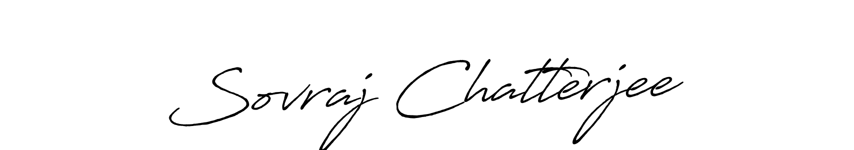 How to Draw Sovraj Chatterjee signature style? Antro_Vectra_Bolder is a latest design signature styles for name Sovraj Chatterjee. Sovraj Chatterjee signature style 7 images and pictures png