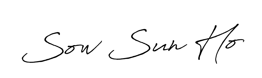 Make a beautiful signature design for name Sow Sun Ho. Use this online signature maker to create a handwritten signature for free. Sow Sun Ho signature style 7 images and pictures png