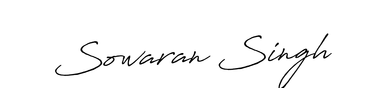 The best way (Antro_Vectra_Bolder) to make a short signature is to pick only two or three words in your name. The name Sowaran Singh include a total of six letters. For converting this name. Sowaran Singh signature style 7 images and pictures png
