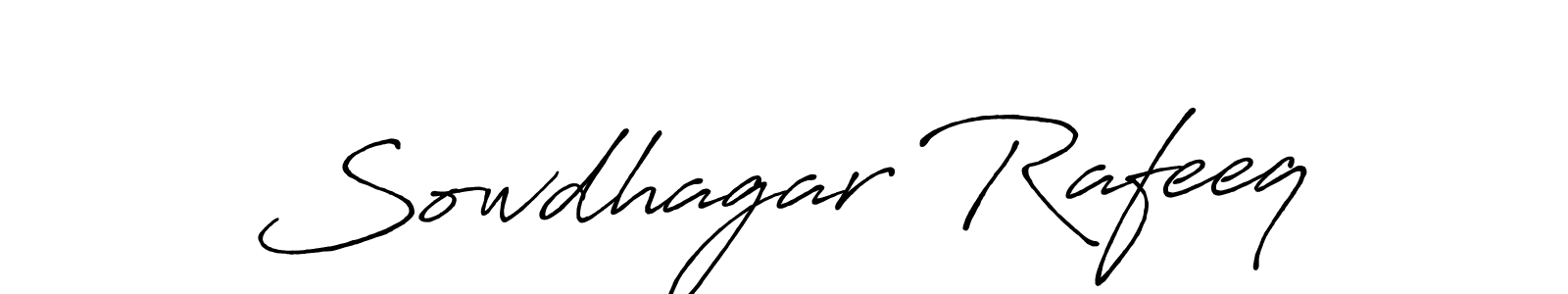 How to make Sowdhagar Rafeeq signature? Antro_Vectra_Bolder is a professional autograph style. Create handwritten signature for Sowdhagar Rafeeq name. Sowdhagar Rafeeq signature style 7 images and pictures png
