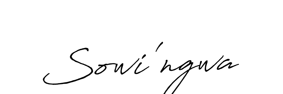 Use a signature maker to create a handwritten signature online. With this signature software, you can design (Antro_Vectra_Bolder) your own signature for name Sowi'ngwa. Sowi'ngwa signature style 7 images and pictures png