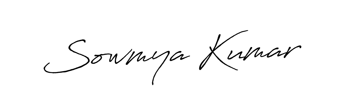 Design your own signature with our free online signature maker. With this signature software, you can create a handwritten (Antro_Vectra_Bolder) signature for name Sowmya Kumar. Sowmya Kumar signature style 7 images and pictures png