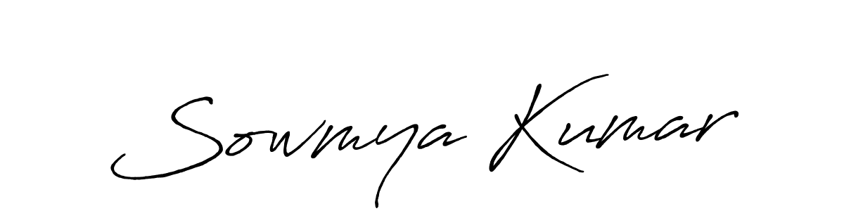 Design your own signature with our free online signature maker. With this signature software, you can create a handwritten (Antro_Vectra_Bolder) signature for name Sowmya Kumar. Sowmya Kumar signature style 7 images and pictures png