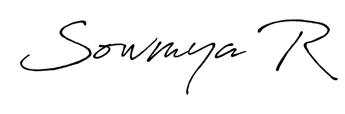 Get an exclusive digital autograph for Sowmya R. The Antro_Vectra_Bolder typeface captures the charm of real penmanship on paper. Sowmya R signature style 7 images and pictures png