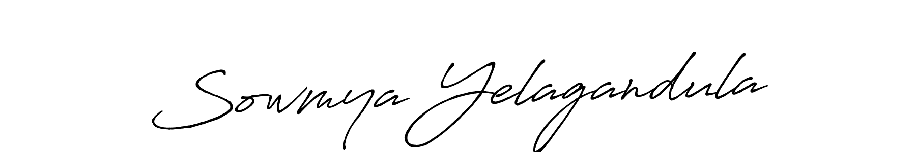 How to Draw Sowmya Yelagandula signature style? Antro_Vectra_Bolder is a latest design signature styles for name Sowmya Yelagandula. Sowmya Yelagandula signature style 7 images and pictures png