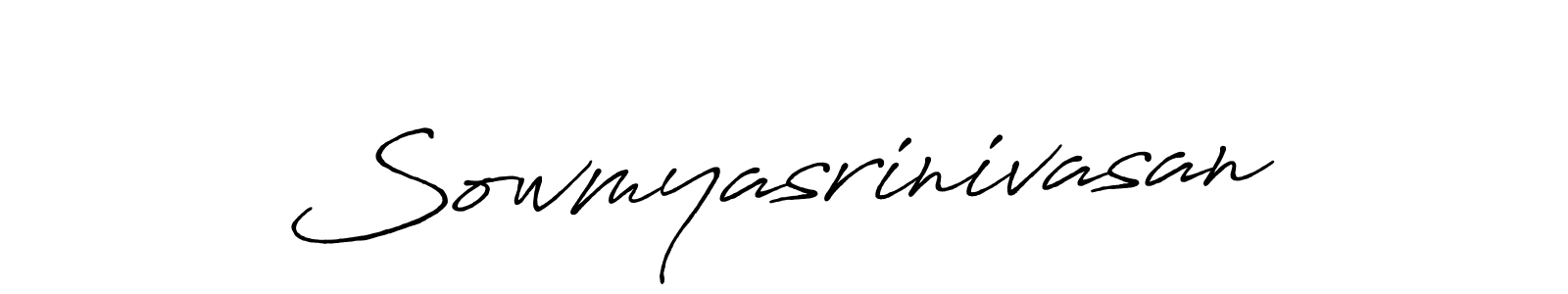 Sowmyasrinivasan stylish signature style. Best Handwritten Sign (Antro_Vectra_Bolder) for my name. Handwritten Signature Collection Ideas for my name Sowmyasrinivasan. Sowmyasrinivasan signature style 7 images and pictures png