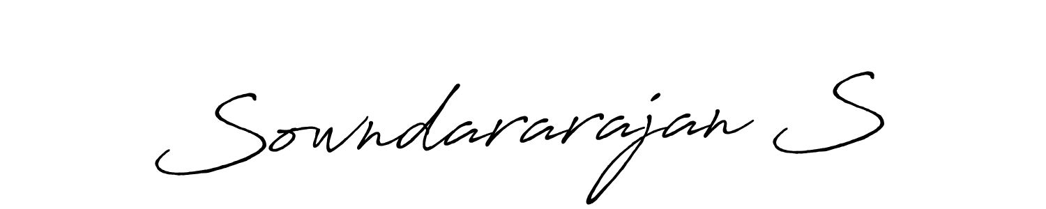 Use a signature maker to create a handwritten signature online. With this signature software, you can design (Antro_Vectra_Bolder) your own signature for name Sowndararajan S. Sowndararajan S signature style 7 images and pictures png