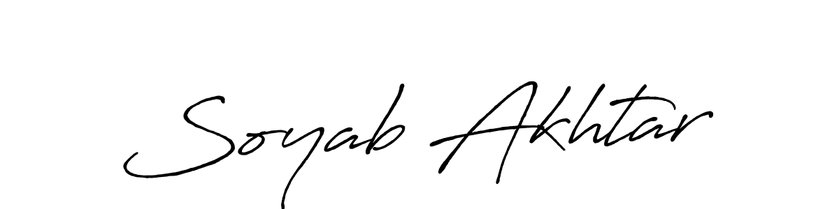 Once you've used our free online signature maker to create your best signature Antro_Vectra_Bolder style, it's time to enjoy all of the benefits that Soyab Akhtar name signing documents. Soyab Akhtar signature style 7 images and pictures png