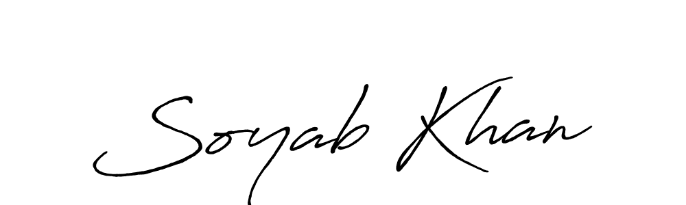 This is the best signature style for the Soyab Khan name. Also you like these signature font (Antro_Vectra_Bolder). Mix name signature. Soyab Khan signature style 7 images and pictures png