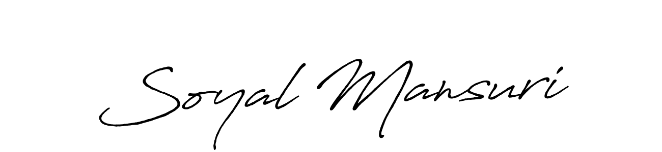 if you are searching for the best signature style for your name Soyal Mansuri. so please give up your signature search. here we have designed multiple signature styles  using Antro_Vectra_Bolder. Soyal Mansuri signature style 7 images and pictures png