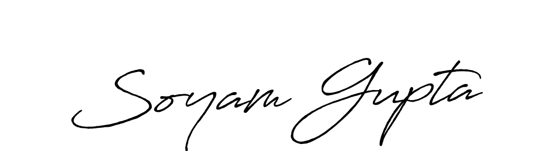 Once you've used our free online signature maker to create your best signature Antro_Vectra_Bolder style, it's time to enjoy all of the benefits that Soyam Gupta name signing documents. Soyam Gupta signature style 7 images and pictures png