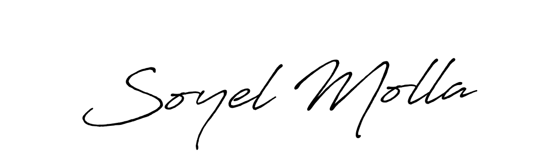 Antro_Vectra_Bolder is a professional signature style that is perfect for those who want to add a touch of class to their signature. It is also a great choice for those who want to make their signature more unique. Get Soyel Molla name to fancy signature for free. Soyel Molla signature style 7 images and pictures png