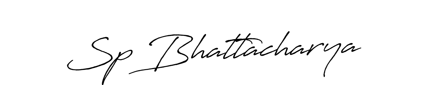 You should practise on your own different ways (Antro_Vectra_Bolder) to write your name (Sp Bhattacharya) in signature. don't let someone else do it for you. Sp Bhattacharya signature style 7 images and pictures png