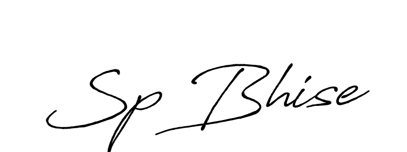 Also You can easily find your signature by using the search form. We will create Sp Bhise name handwritten signature images for you free of cost using Antro_Vectra_Bolder sign style. Sp Bhise signature style 7 images and pictures png