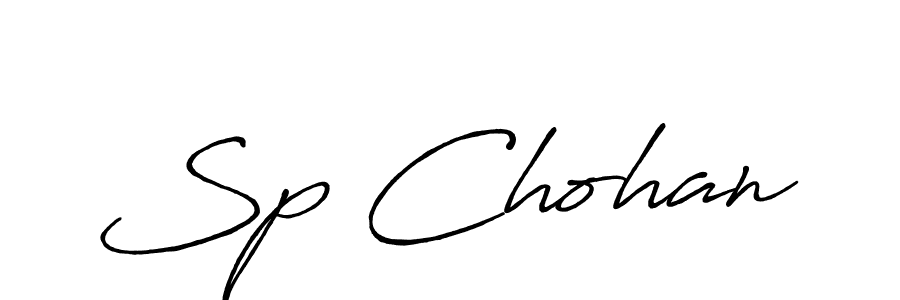 You should practise on your own different ways (Antro_Vectra_Bolder) to write your name (Sp Chohan) in signature. don't let someone else do it for you. Sp Chohan signature style 7 images and pictures png