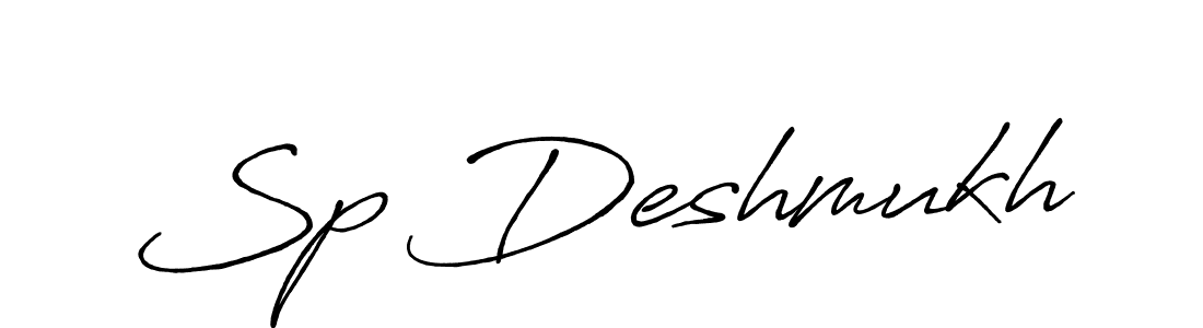Similarly Antro_Vectra_Bolder is the best handwritten signature design. Signature creator online .You can use it as an online autograph creator for name Sp Deshmukh. Sp Deshmukh signature style 7 images and pictures png