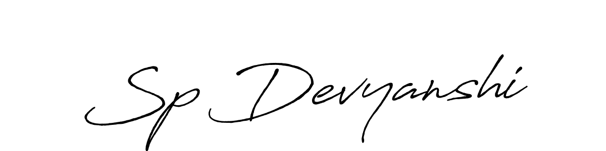 if you are searching for the best signature style for your name Sp Devyanshi. so please give up your signature search. here we have designed multiple signature styles  using Antro_Vectra_Bolder. Sp Devyanshi signature style 7 images and pictures png