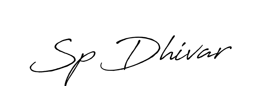 Antro_Vectra_Bolder is a professional signature style that is perfect for those who want to add a touch of class to their signature. It is also a great choice for those who want to make their signature more unique. Get Sp Dhivar name to fancy signature for free. Sp Dhivar signature style 7 images and pictures png