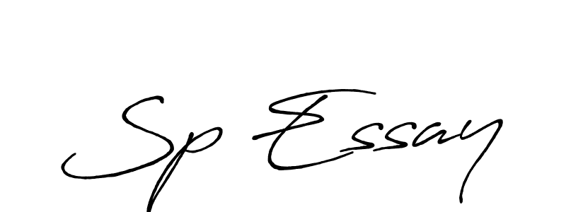How to Draw Sp Essay signature style? Antro_Vectra_Bolder is a latest design signature styles for name Sp Essay. Sp Essay signature style 7 images and pictures png