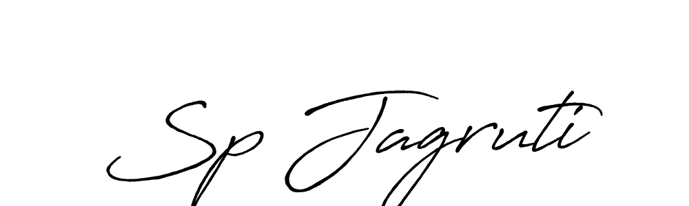 Antro_Vectra_Bolder is a professional signature style that is perfect for those who want to add a touch of class to their signature. It is also a great choice for those who want to make their signature more unique. Get Sp Jagruti name to fancy signature for free. Sp Jagruti signature style 7 images and pictures png