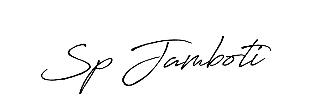 Antro_Vectra_Bolder is a professional signature style that is perfect for those who want to add a touch of class to their signature. It is also a great choice for those who want to make their signature more unique. Get Sp Jamboti name to fancy signature for free. Sp Jamboti signature style 7 images and pictures png