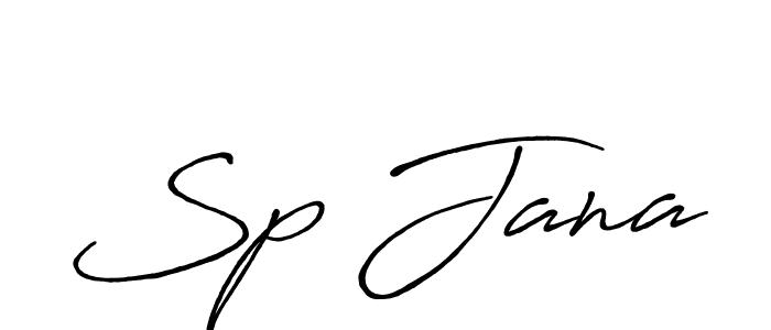 How to make Sp Jana signature? Antro_Vectra_Bolder is a professional autograph style. Create handwritten signature for Sp Jana name. Sp Jana signature style 7 images and pictures png