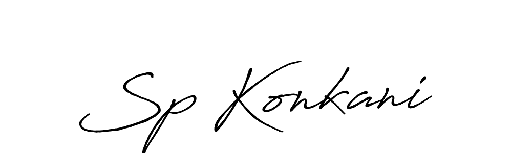 Also You can easily find your signature by using the search form. We will create Sp Konkani name handwritten signature images for you free of cost using Antro_Vectra_Bolder sign style. Sp Konkani signature style 7 images and pictures png