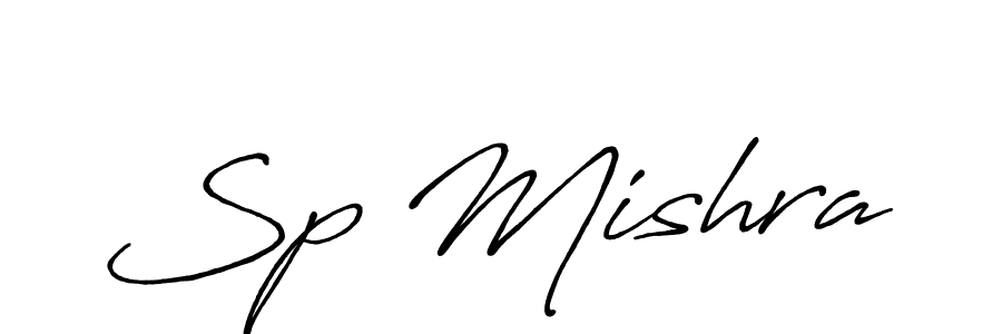 Create a beautiful signature design for name Sp Mishra. With this signature (Antro_Vectra_Bolder) fonts, you can make a handwritten signature for free. Sp Mishra signature style 7 images and pictures png