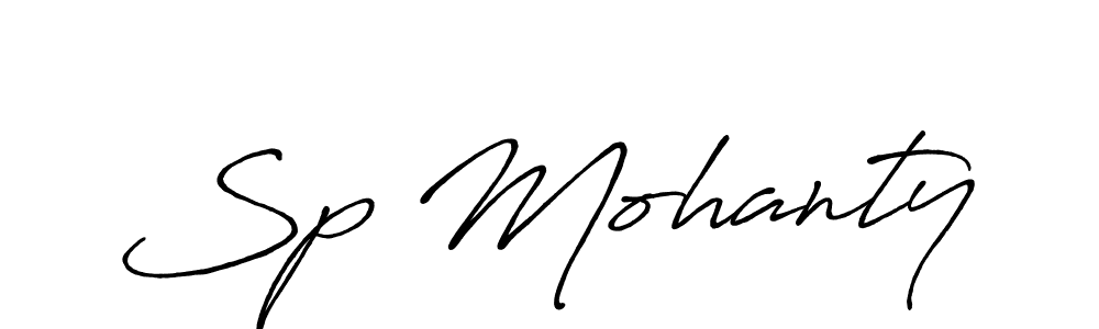 The best way (Antro_Vectra_Bolder) to make a short signature is to pick only two or three words in your name. The name Sp Mohanty include a total of six letters. For converting this name. Sp Mohanty signature style 7 images and pictures png