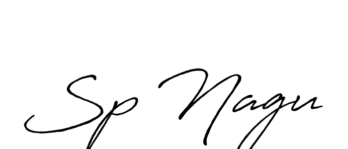 How to make Sp Nagu signature? Antro_Vectra_Bolder is a professional autograph style. Create handwritten signature for Sp Nagu name. Sp Nagu signature style 7 images and pictures png